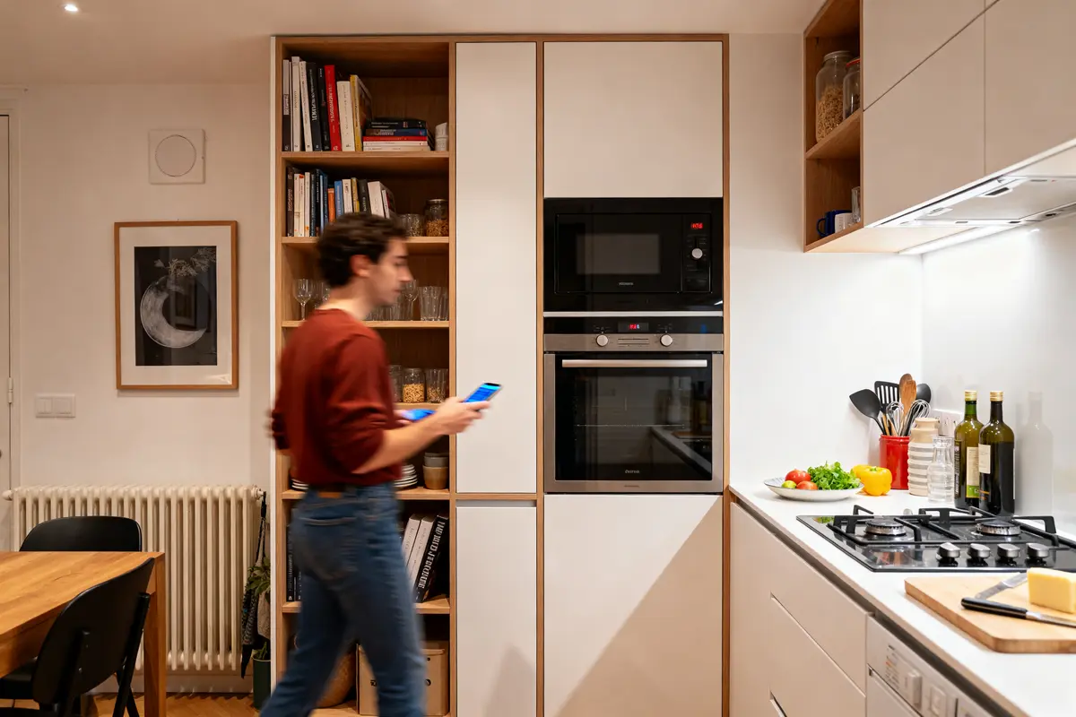 Aménagement d’une cuisine de 4m2 : 6 astuces gain de place