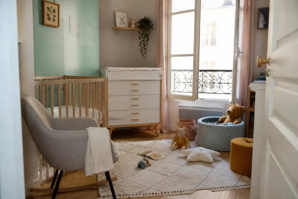 Chambre enfant chaleureuse et lumineuse avec décoration inspirante pour une chambre bébé inspiration